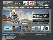 Tablet Screenshot of fitfanatics.com